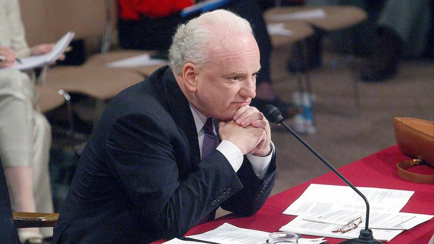 © Olivier Douliery/ABACA. 57662 1. Washington DC USA, March 24, 2004. Richard Clarke testifies before the 9 11 commission on the formulation and conduct of U.S counter terrorism policy