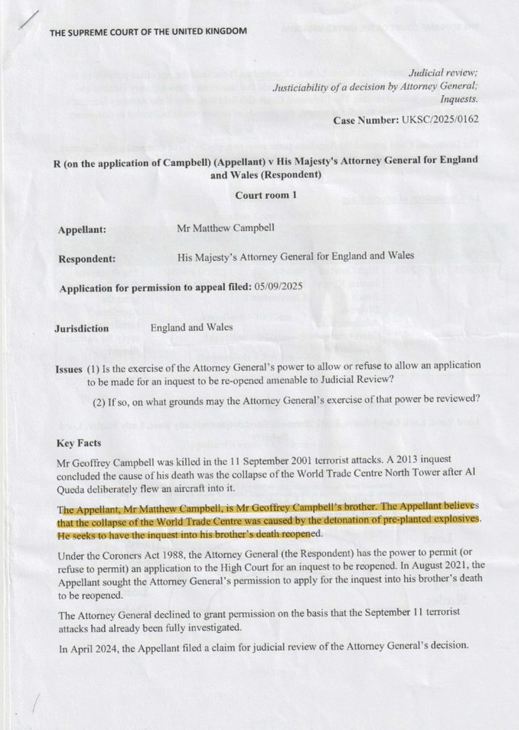 UK Supreme Court case summary highlighted
